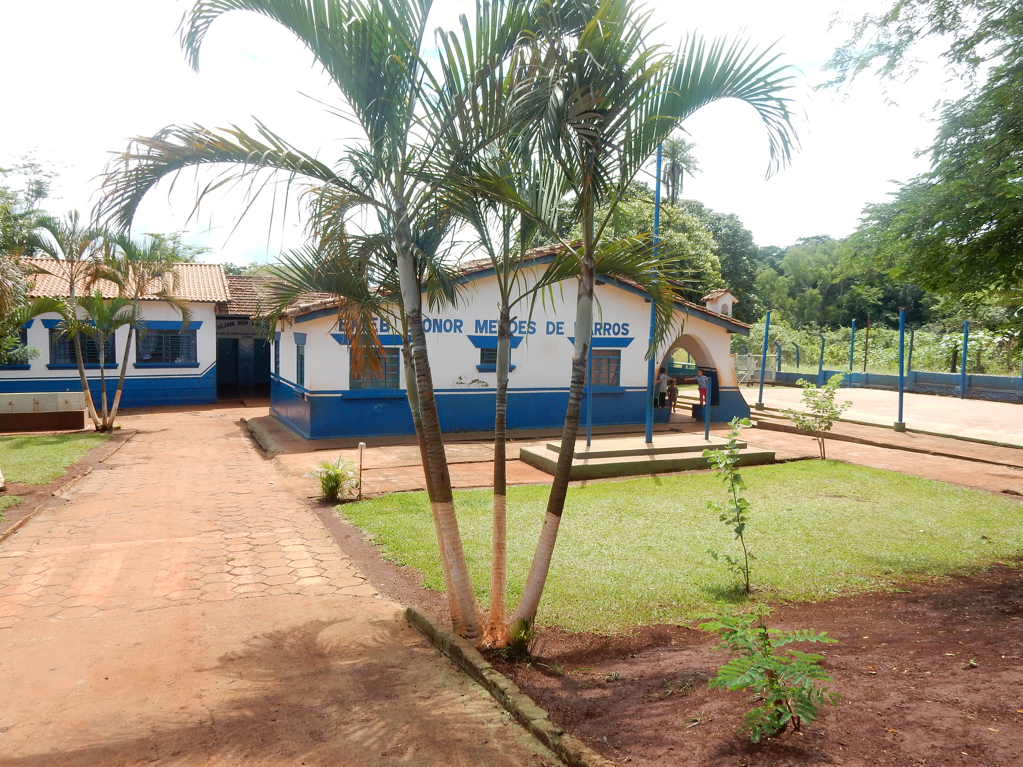 Escola do Assentamento 17 de Abril (Boa Sorte), em Restinga (Foto: Reprodução)